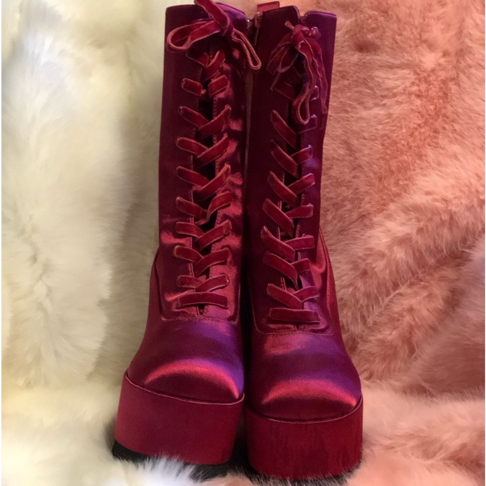 New Wine Colored Boots